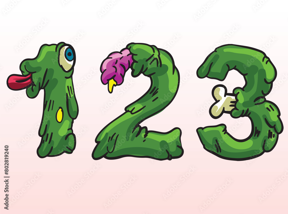 Obraz premium Zombie Number 123