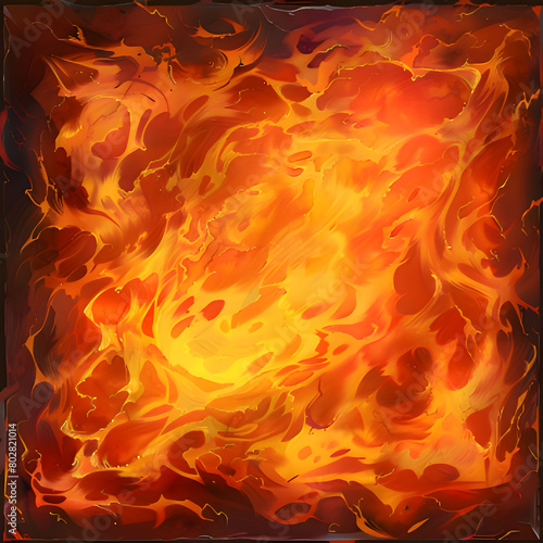 abstract fire background vector. Generative AI