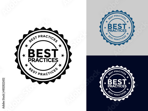 best practice stamp. best practice round ribbon sticker. tag ribbon vector icon