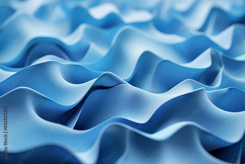 Obraz premium Capturing the Serenity of Ocean Waves in Satin Textures