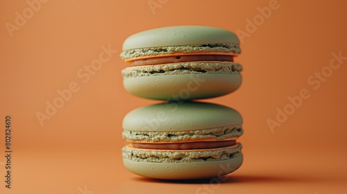 Mint macaroons delicious