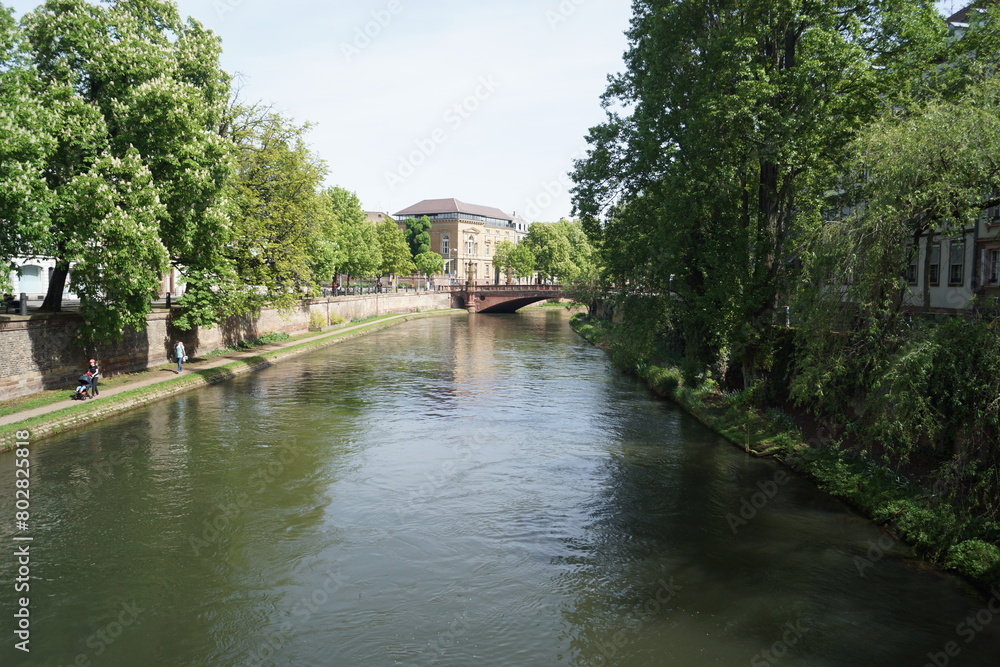 Der Fluss ill durch Strassburg und seine Brücken Der Fluss ill durch Strassburg und seine Brücken