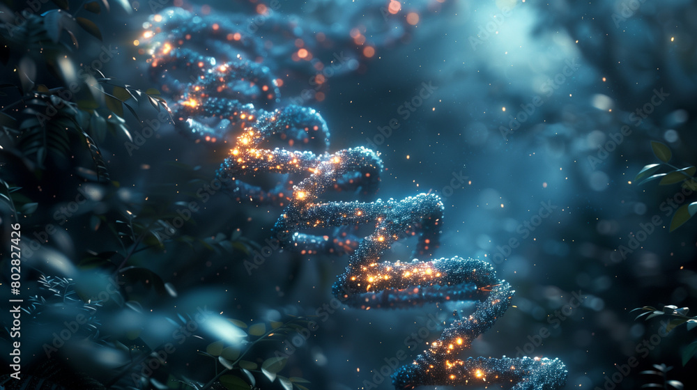 Fototapeta premium fantasy DNA graphic