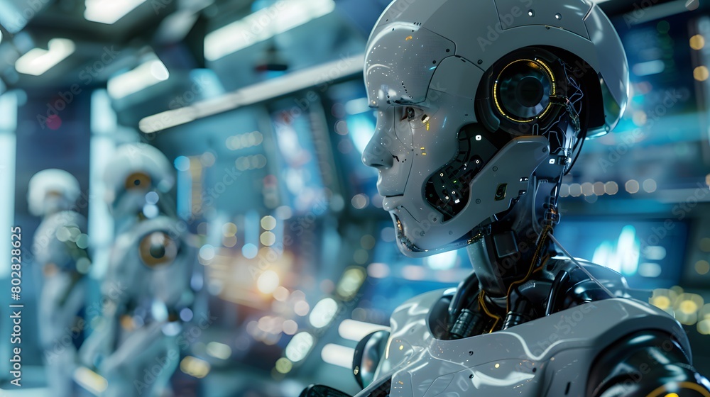 Futuristic Concept Where Humans Use Intelligent Artificial Limbs to Enhance Daily Life Futuristic Concept Where Humans Use Intelligent Artificial Limbs to Enhance Daily Life