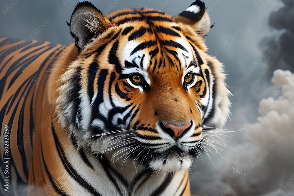 Fototapeta premium portrait of a bengal tiger