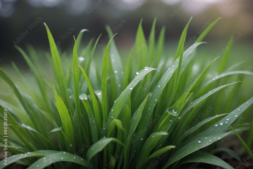 Obraz premium dew on grass