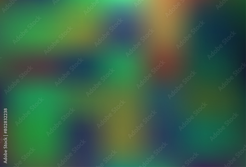 Dark Green vector abstract bright template.