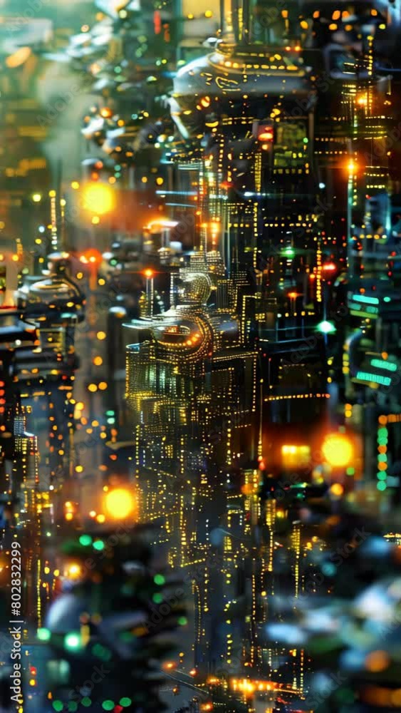 Generic intricate electronic elements in an abstract advanced technology composition Generic intricate electronic elements in an abstract advanced technology composition