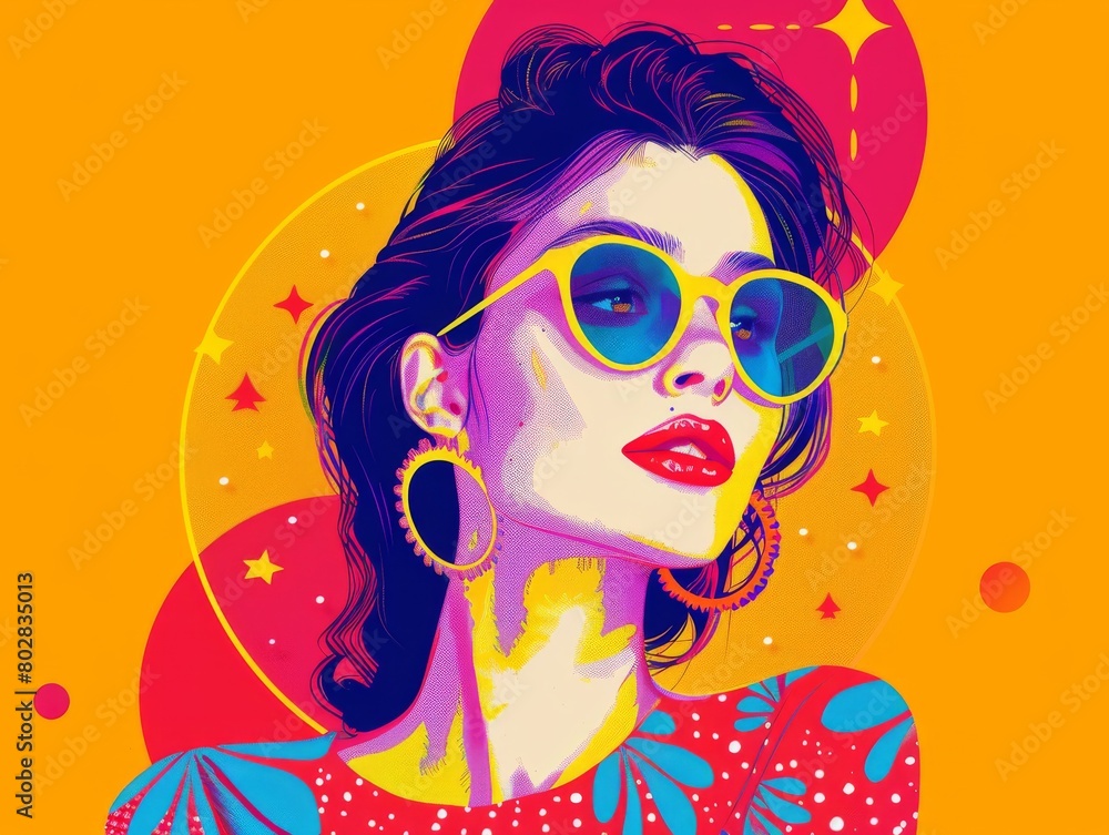 Trending Fashion Style Model Illustration Collection