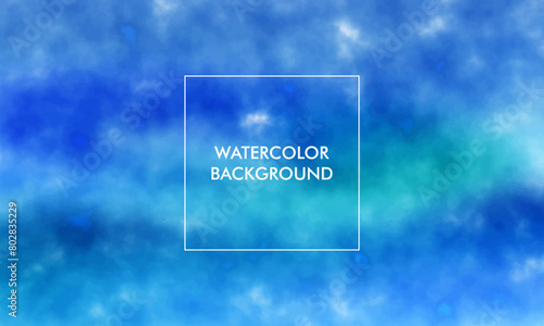 Watercolor Gradient mesh abstract blur texture background with colorful color, beauty color