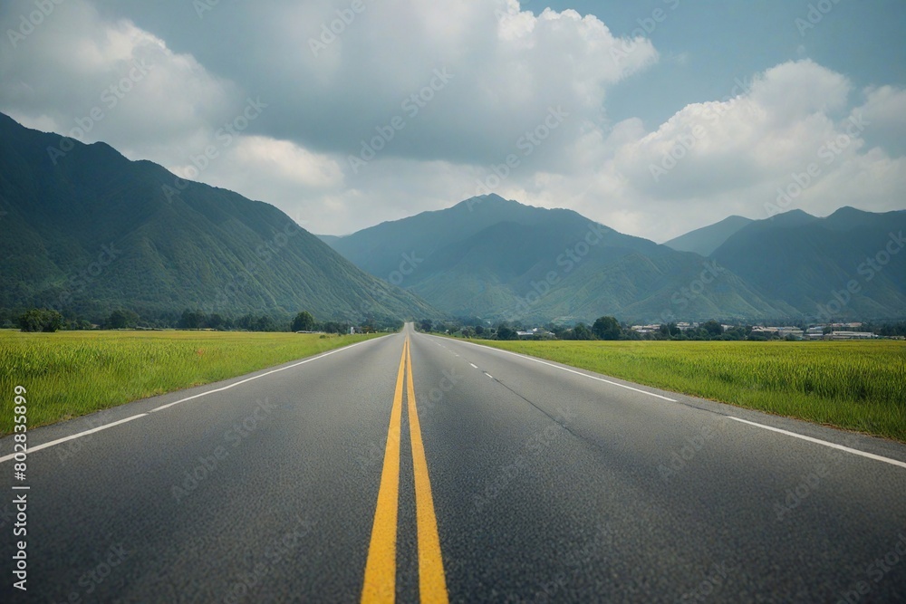 Fototapeta premium road in mountains