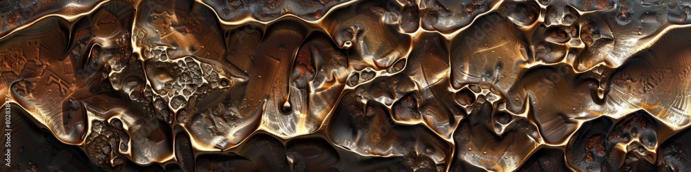 Abstract Molten Metal Texture with Fluid Art Patterns Abstract Molten Metal Texture with Fluid Art Patterns