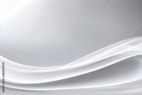 White glowing wave abstract background design, backgrounds 