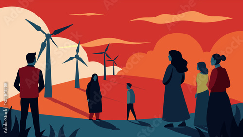 Despite its reputation some visitors have reported feeling a strange sense of peace and calm while standing in the shadow of the turbines as if all.