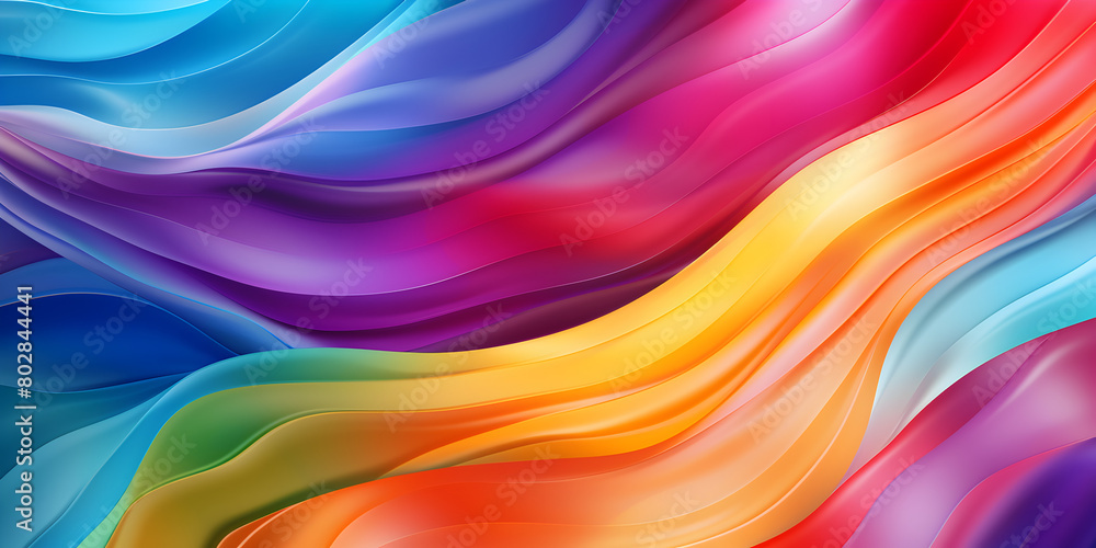 Abstract colorful wave rainbow background illustration Abstract colorful wave rainbow background illustration
