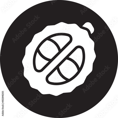 durian glyph icon
