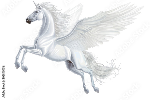 A Pegasus isolated on transparent background