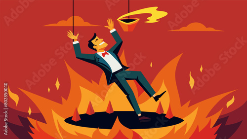 For the grand finale witness our magicians most dangerous act yet escaping from a straitjacket as he hangs upside down over a fiery pit with only.