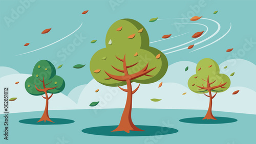 As the winds blow the Misinformation Trees leaves swirl and dance spreading chaos and confusion with every step they take..