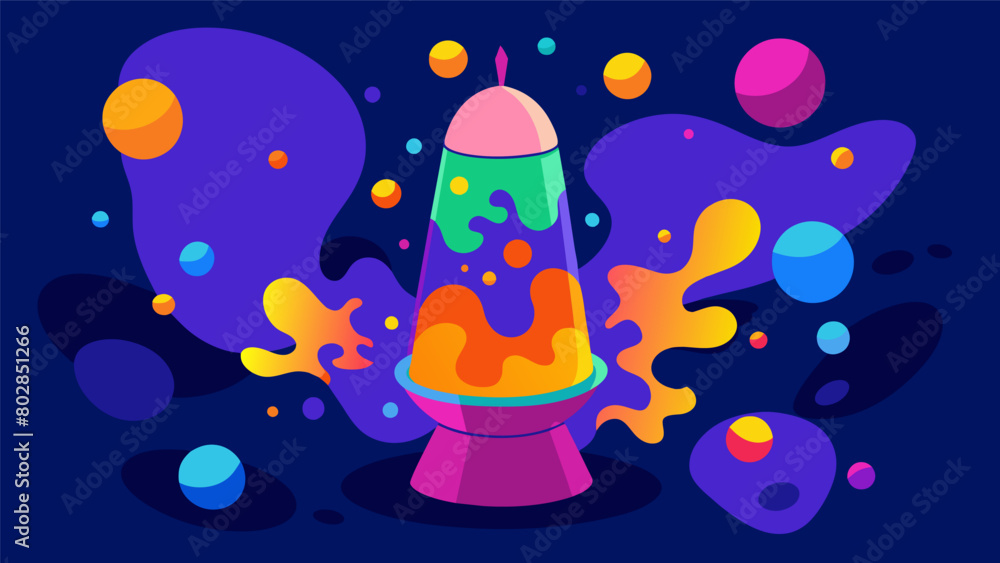The feeling of being inside a lava lamp with gooey blobs of radiant colors floating all around and merging together.. The feeling of being inside a lava lamp with gooey blobs of radiant colors floating all around and merging together..
