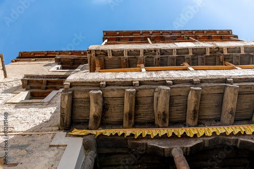 Historic Leh Palace in the Ladakh region of northern India photo