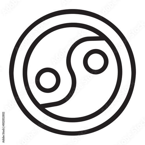 feng shui line icon
