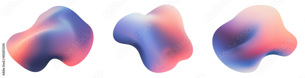 one color shape with grainy gradient edge, white background one color shape with grainy gradient edge, white background
