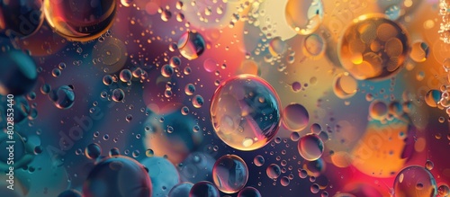 Abstract oil bubbles