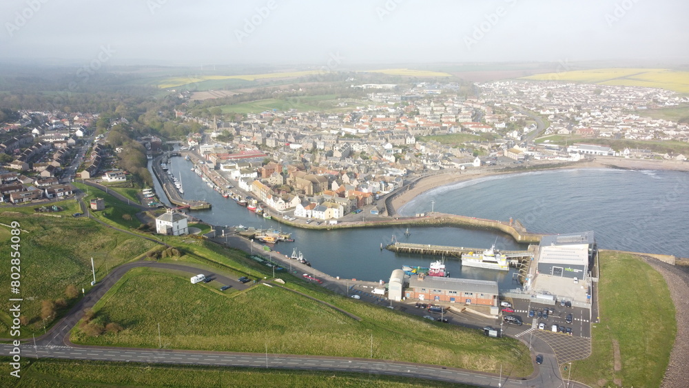Fototapeta premium Eyemouth, Scottish Borders, Scotland
