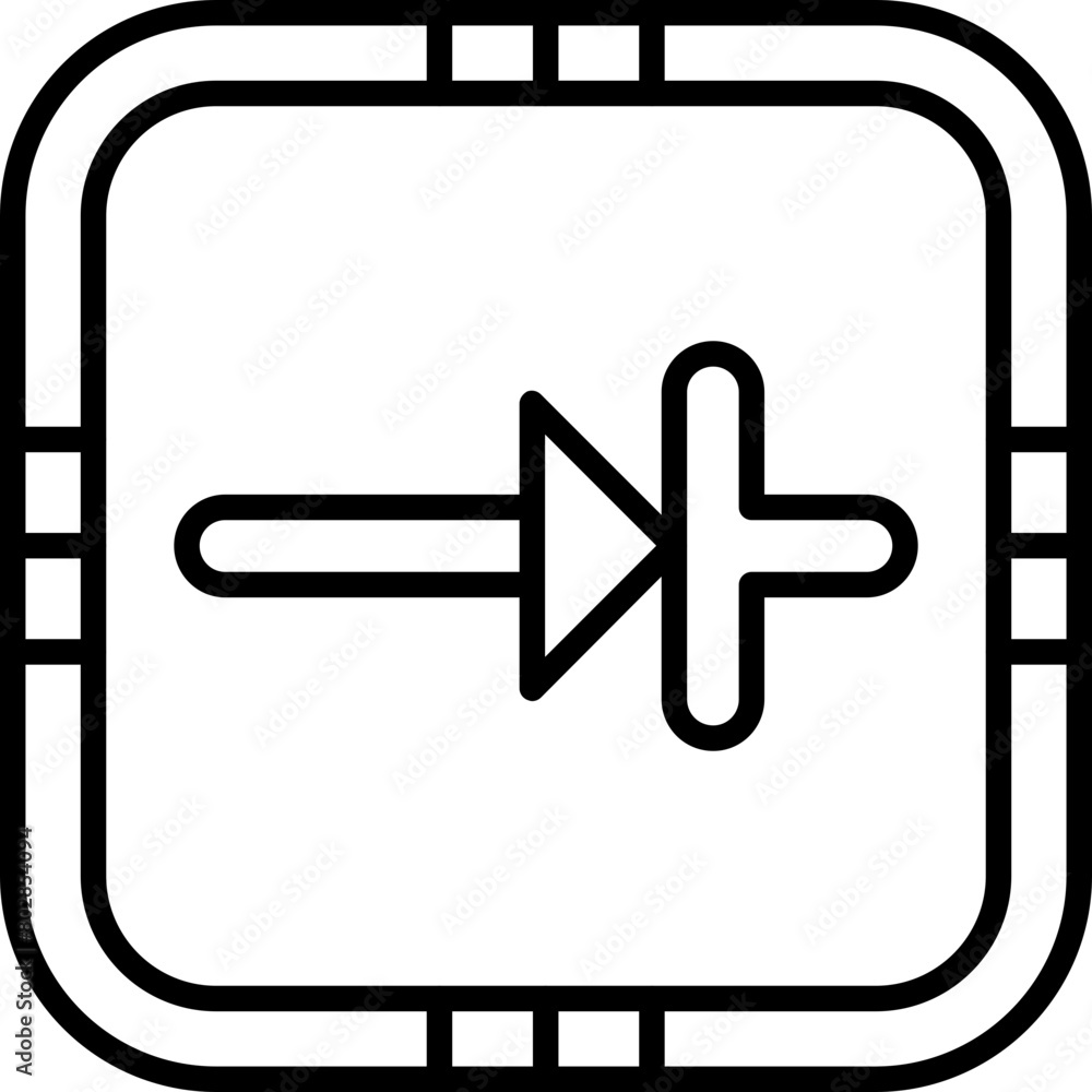 Obraz premium Diode Icon