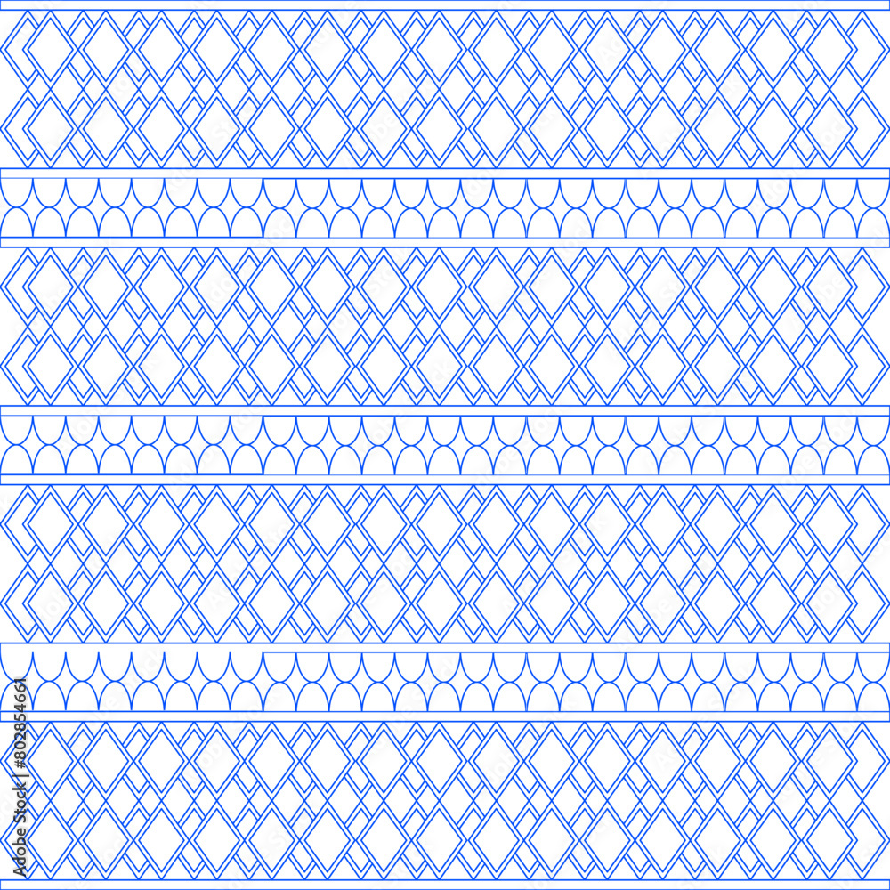 Thai antique textile design isolated on white background. Geometry shape abstract tie-dye design wallpaper. Seamless striped pattern in Aztec style. Folk embroidery. Fabric texture concept Thai antique textile design isolated on white background. Geometry shape abstract tie-dye design wallpaper. Seamless striped pattern in Aztec style. Folk embroidery. Fabric texture concept
