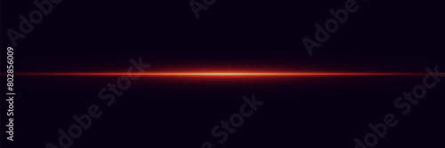 Red neon rays of light. A flash of magical line and glare.