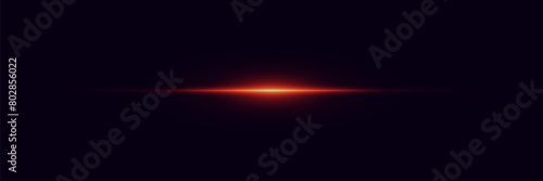 Red neon rays of light. A flash of magical line and glare.
