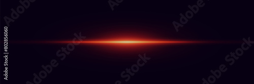 Red neon rays of light. A flash of magical line and glare.