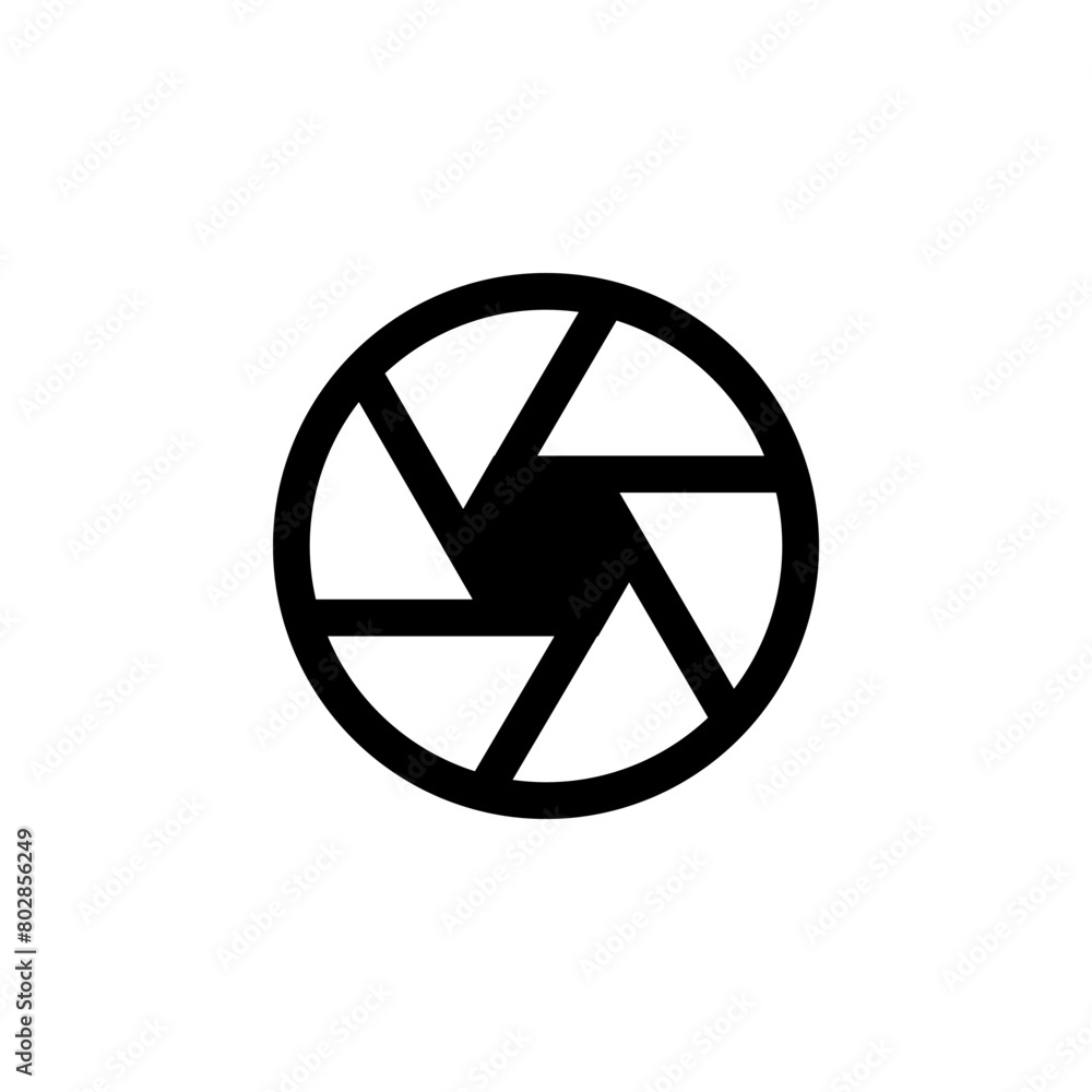 Aperture Focus flat vector icon. Simple solid symbol isolated on white background. Aperture Focus sign design template for web and mobile UI element Aperture Focus flat vector icon. Simple solid symbol isolated on white background. Aperture Focus sign design template for web and mobile UI element