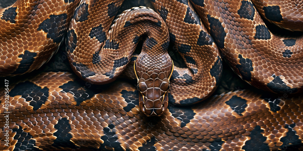 Sfondo per banner. Pelle di serpente. Sfondo per banner. Pelle di serpente.