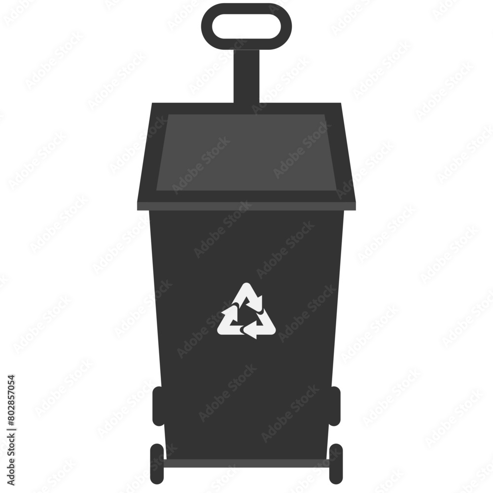 Trash Container, Recycle Bin, Waste Container Trash Container, Recycle Bin, Waste Container