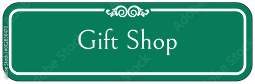 Gift shop sign