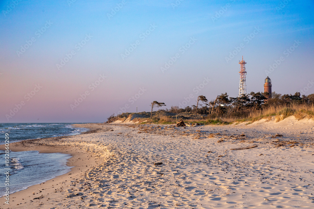 Fototapeta premium Darsser Weststrand, laut ARTE, einer der schönsten Strände der Welt.