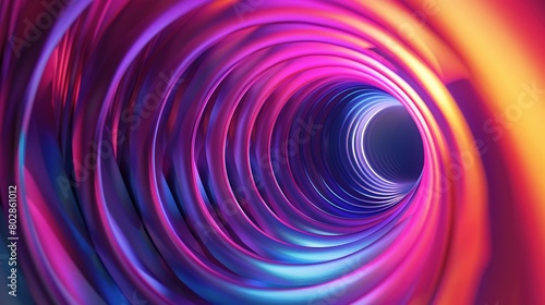 Background spiral tunnel abstraction overlay