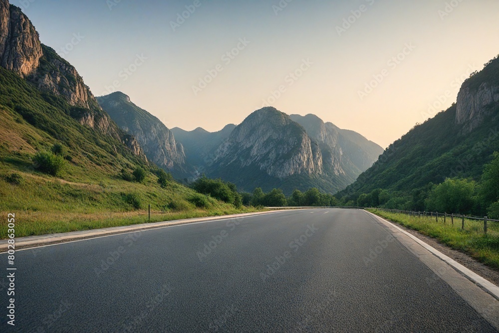 Fototapeta premium road in mountains