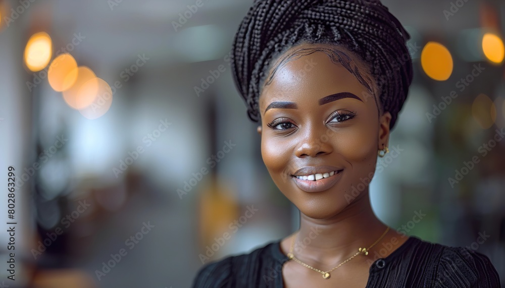 Young african american woman