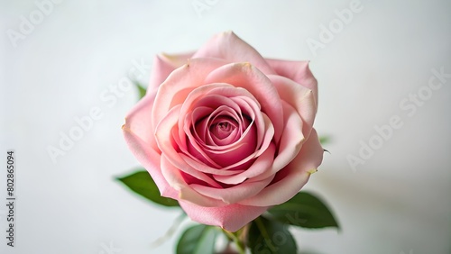 Romantic Pink Roses Bouquet    Elegant Floral Arrangement on White