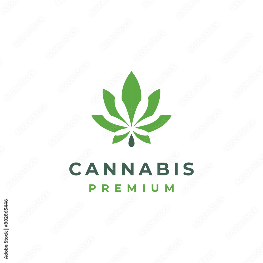 cannabis hemp logo vector for medical recreation business brand cannabis hemp logo vector for medical recreation business brand