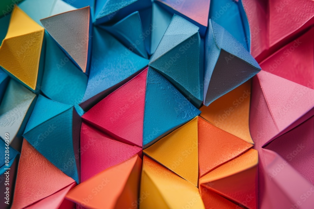 Vibrant Geometric Shapes Pattern in Vivid Colors Vibrant Geometric Shapes Pattern in Vivid Colors