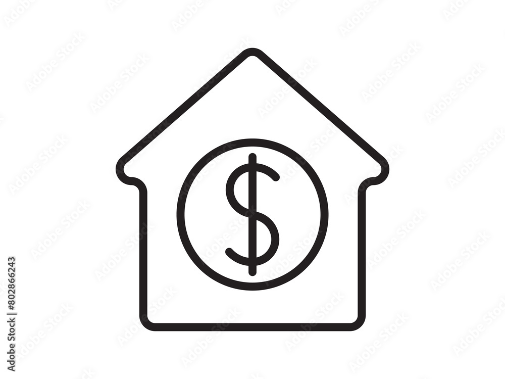 Icon a house representation, isolated against a clean background. This simple vector symbol evokes a sense of warmth and security, embodying the concept of home. Icon a house representation, isolated against a clean background. This simple vector symbol evokes a sense of warmth and security, embodying the concept of home.
