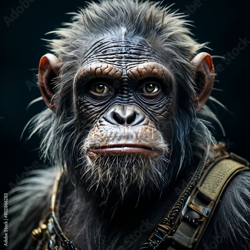 Schimpansen Anführer photo