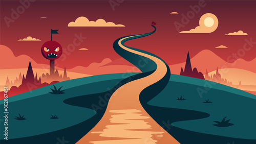 The ground beneath your feet feels unstable and unfamiliar as you navigate the Paranoia Pathway plagued by the fear that it may lead you astray..