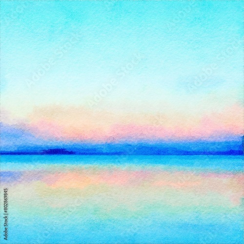 Abstract Watercolor Illustration Art