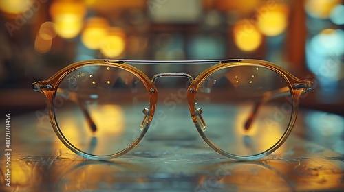 Experience the allure of designer glasses up close, where precision meets elegance in a visual symphony of texture and form, captured in cinematic detail.